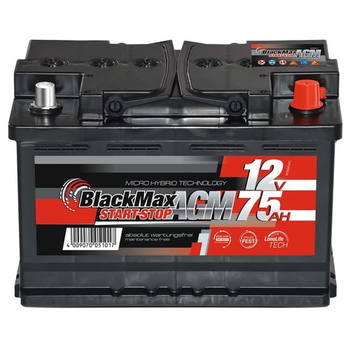 Agm autobatterie 12v 75ah - agm,