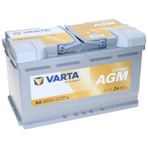 Varta 12v 80ah agm - varta,