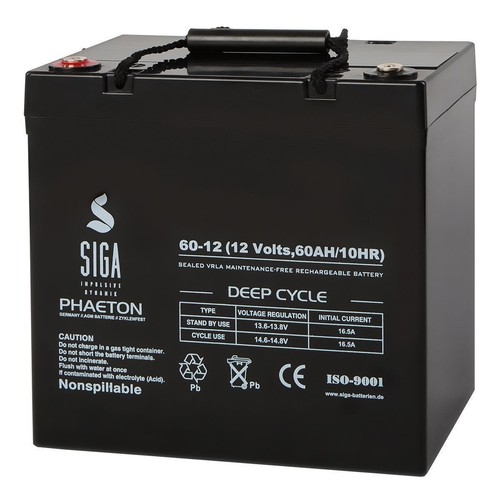 Akku 60ah 12v - agm, solar