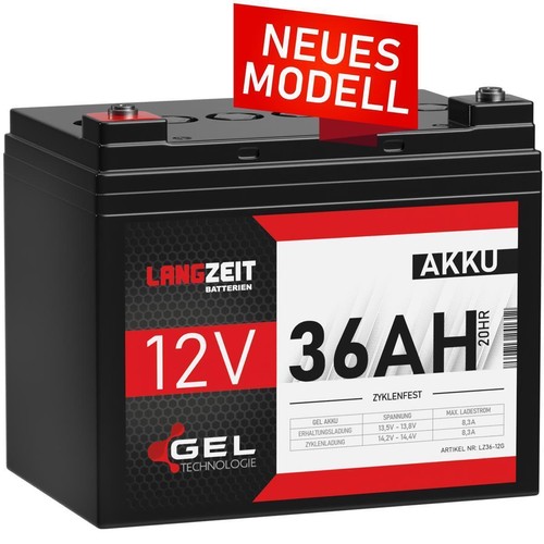 Akku 36ah 12v - 12v, gel