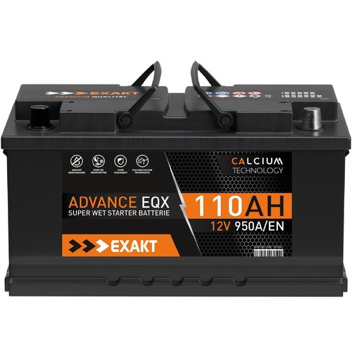 Exakt autobatterie 12v 110ah - 12v,